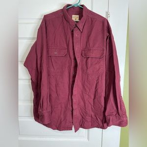 Red Head button down shirt. Bundle $10 items at 2/$10